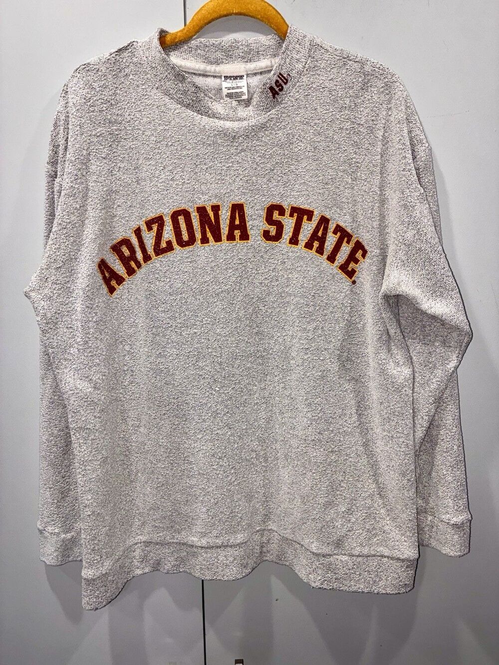 PINK Victoria’s Secret Arizona State Crewneck Sweatshirt Gray L Cozy Collegiate